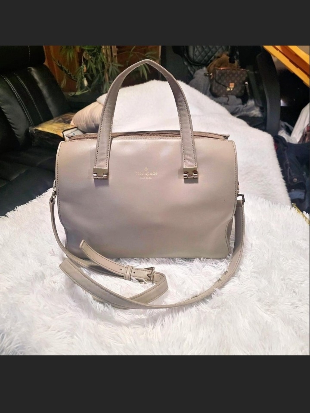 kate spade Beige Dome Satchel